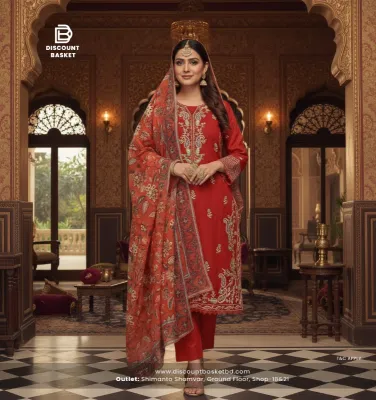 Pakistani Farshi Design Stitched 3Pc
